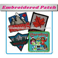Iron On Embroidery Patches Badges Scenery Landscape Souvenirs for Promotion